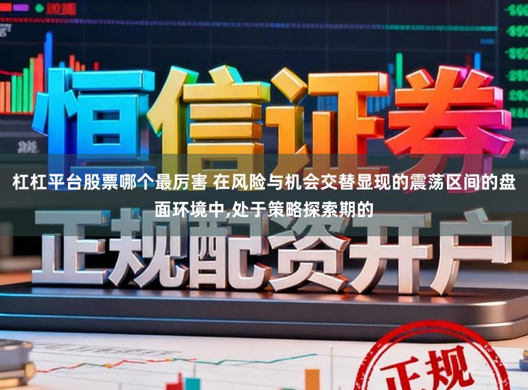 杠杠平台股票哪个最厉害 在风险与机会交替显现的震荡区间的盘面环境中，处于策略探索期的