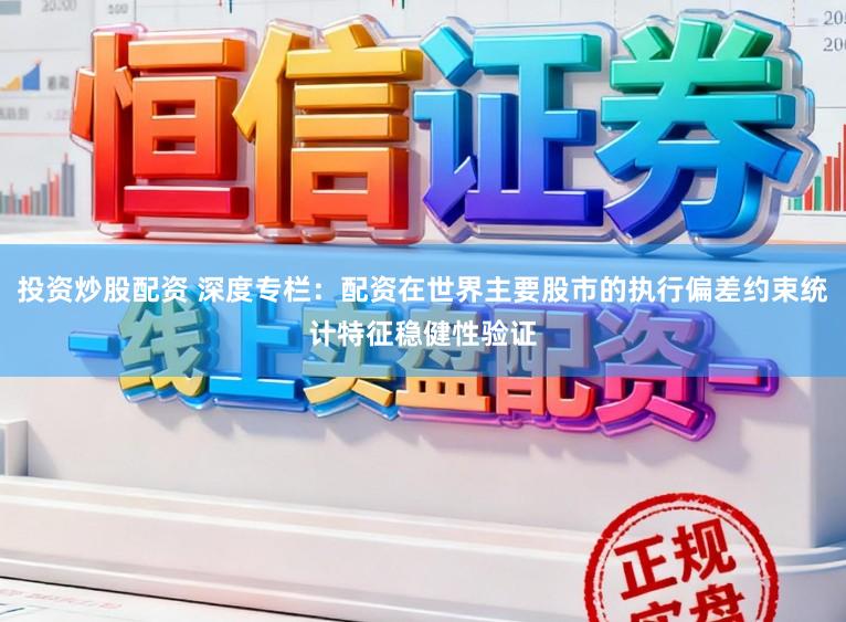 投资炒股配资 深度专栏:配资在世界主要股市的执行偏差约束统计特征稳健性验证