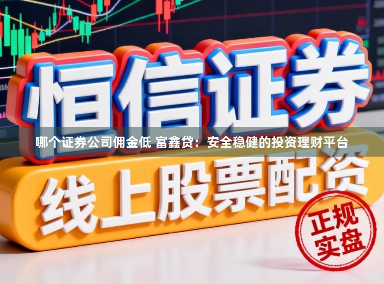 哪个证券公司佣金低 富鑫贷:安全稳健的投资理财平台