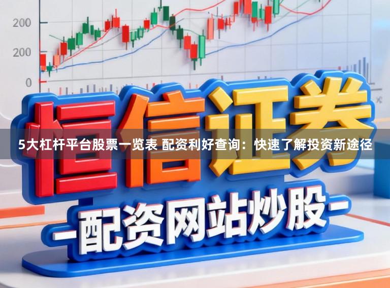 5大杠杆平台股票一览表 配资利好查询：快速了解投资新途径